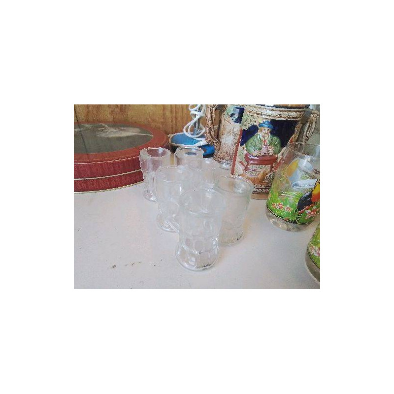 LOT DE 6 VERRES À SHOT 