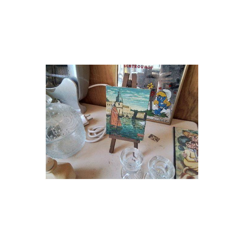 PETITE PEINTURE SUR CHEVALET 