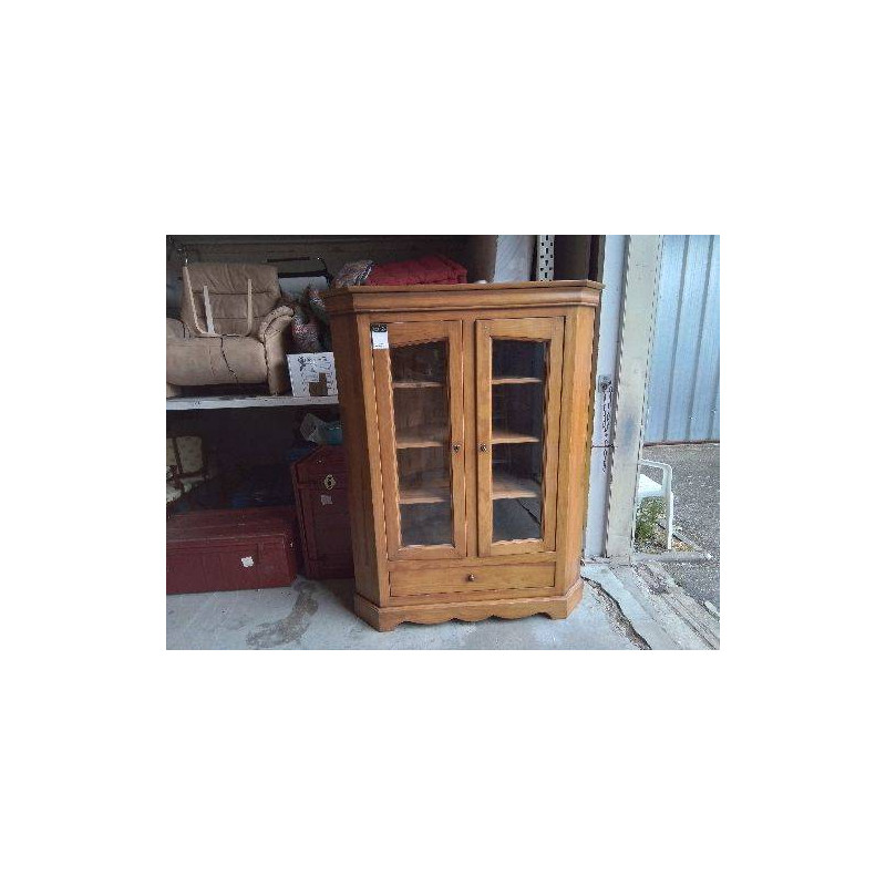 PETITE ARMOIRE D’ANGLE DE STYLE CAMPAGNARD