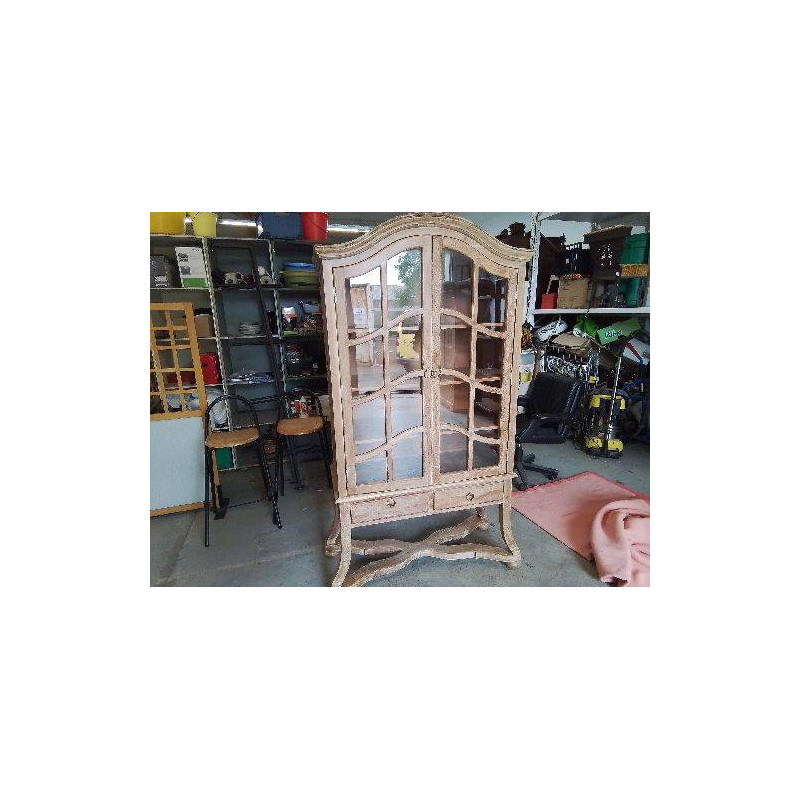  VITRINE EN BOIS D’ACCACIA