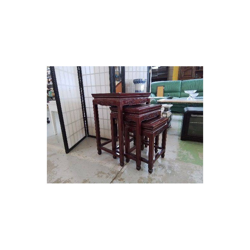 TRIO DE TABLES GIGOGNE INSPIRATION JAPONAISE