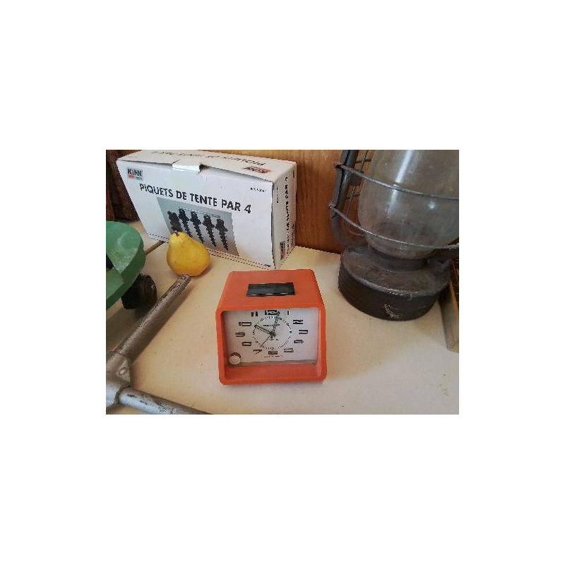 REVEIL ORANGE VINTAGE ANNÉE 70