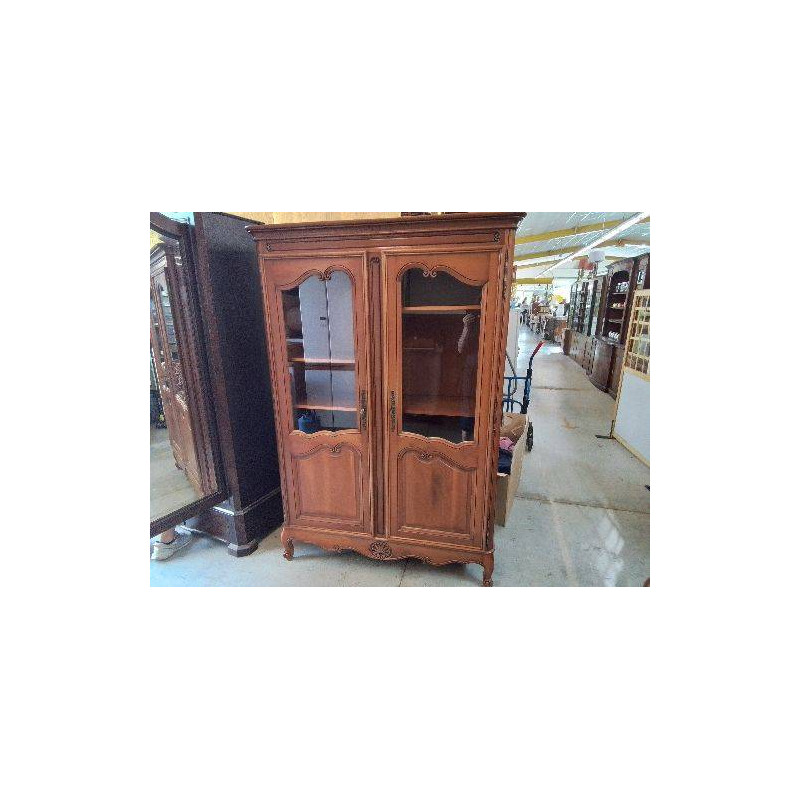 BIBLIOTHEQUE STYLE LOUIS XV EN MERISIERS 