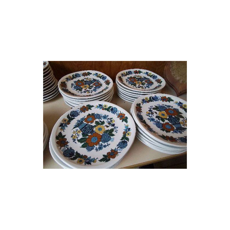 LOT DE 6 ASSSIETES EN PORCELANE PILLIVUYT