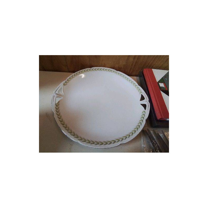 PLAT BLANC PORCELAINE DE LIMOGE 