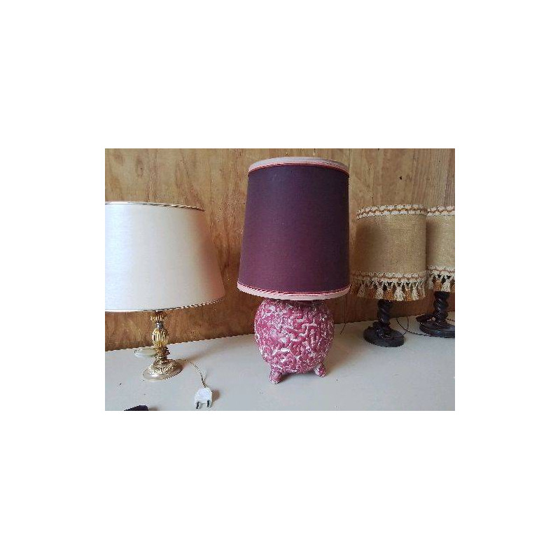 LAMPE EN CERAMIQUE ANNEE 30