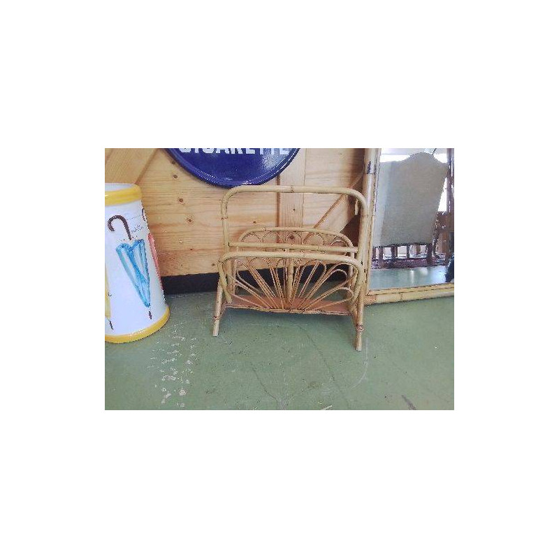 PORTE REVUES BAMBOO ANNEE 60