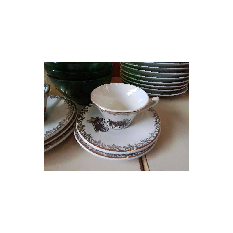 LOT DE 6 TASSES A CAFE 