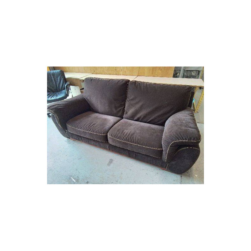 CANAPÉ 3 PLACES EN DAIM B.MARLY