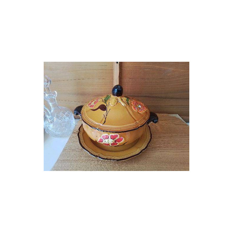 SOUPIÈRE MOTIF FLORAL 