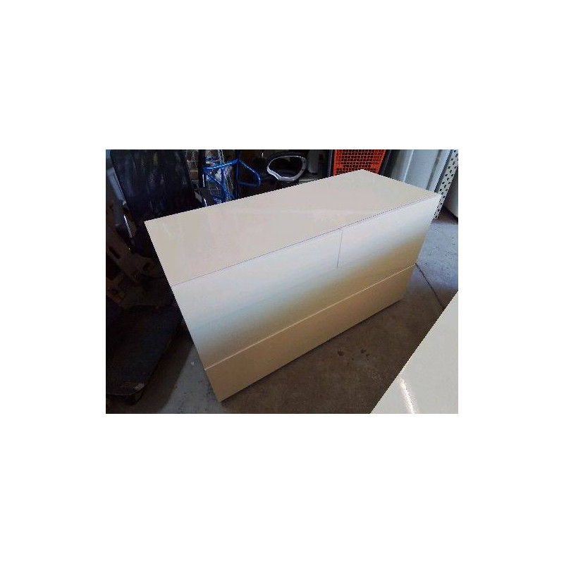 COMMODE BLANCHE LAQUÉ 