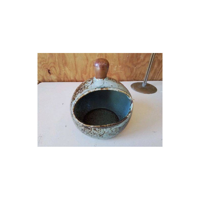 SUCRIER EN GRÈS ÉMAILLÉE 