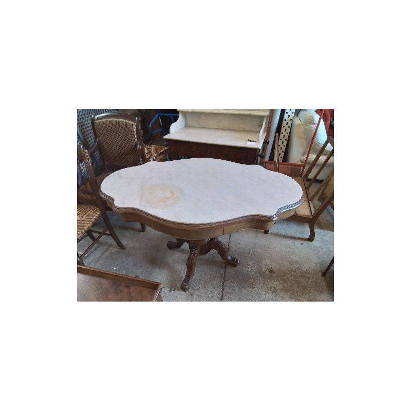 TABLE VIOLON MARBRÉ 