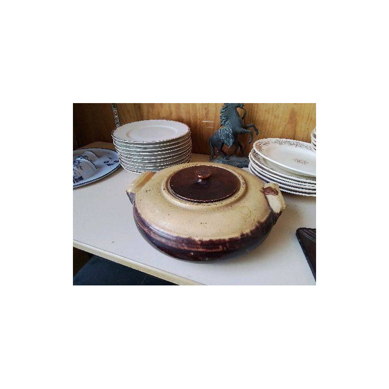 DAUBIENE EN GRES EMAILLÉ