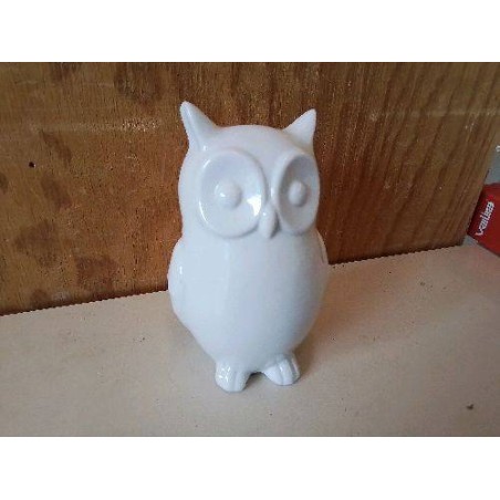 HIBOUX EN PORCELAINE 