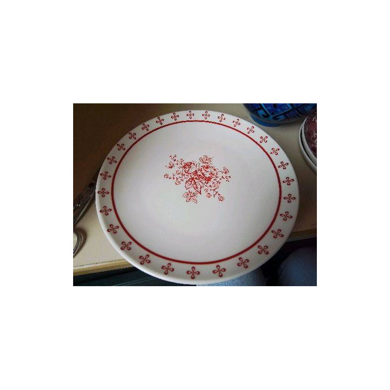 LOT DE 3 ASSIETTES EN PORCELAINE 