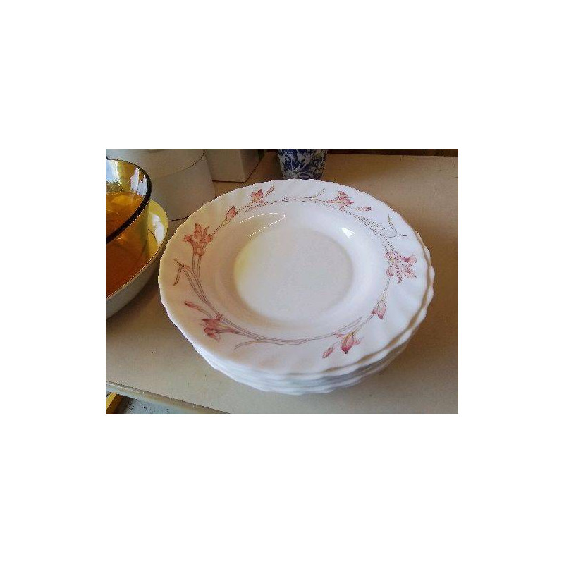LOT DE 7 ASSIETTES CREUSES
