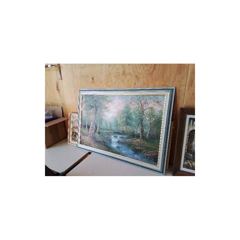 GRAND TABLEAU PAYSAGE FORÊT 