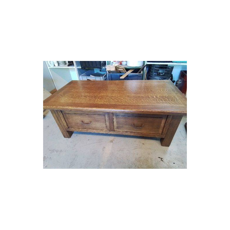 TABLE BASSE EN CHENE