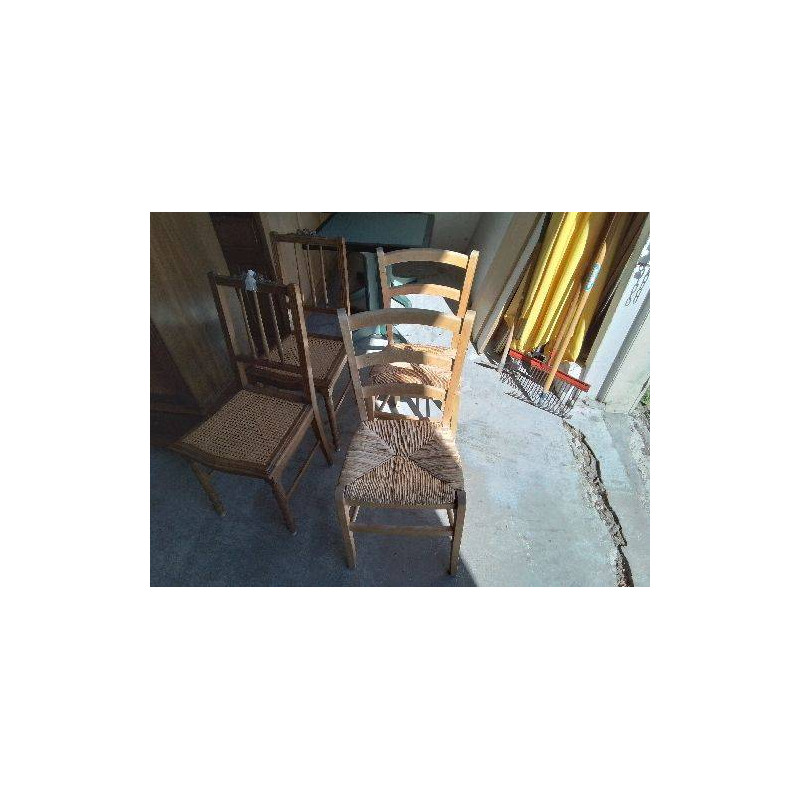 CHAISE PAILLÉE CLAIRE 