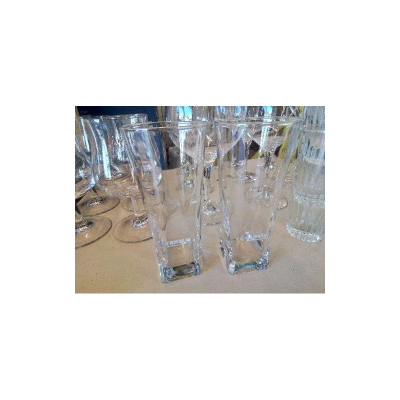 LOT DE 2 VERRES CAMPARI