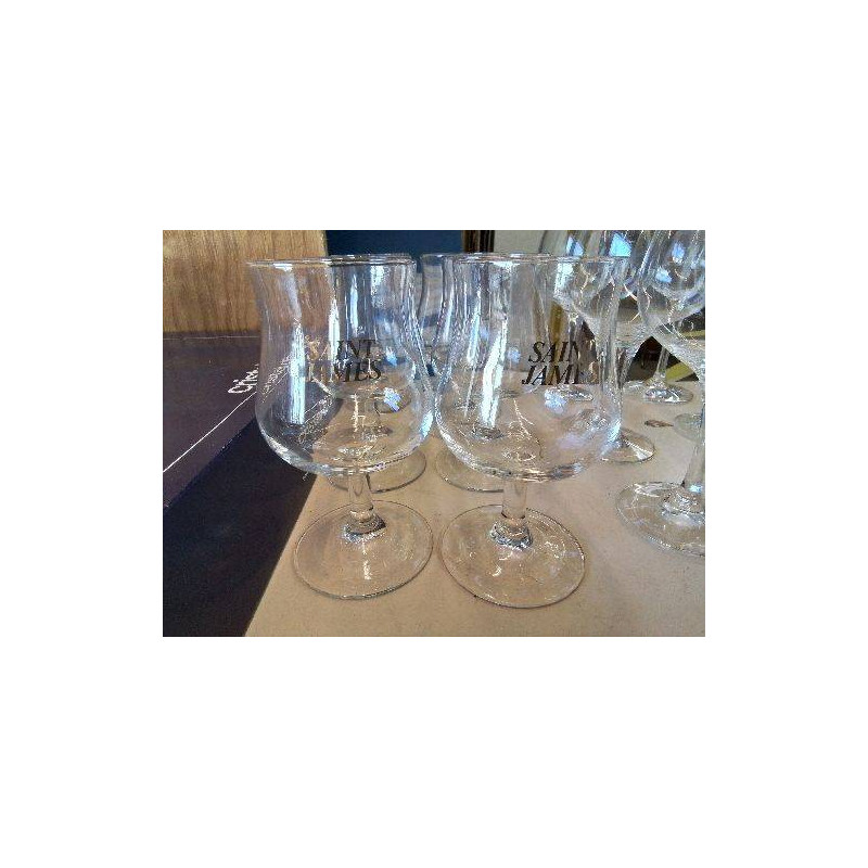 LOT DE 6 VERRES SAINT JAMES