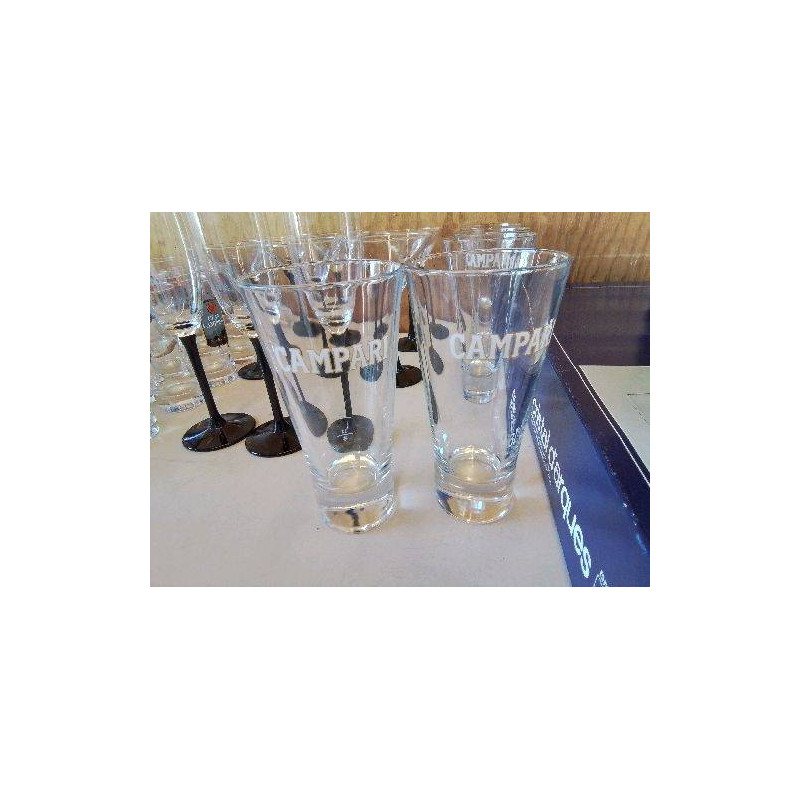 LOT DE 5 VERRES CAMPARI 