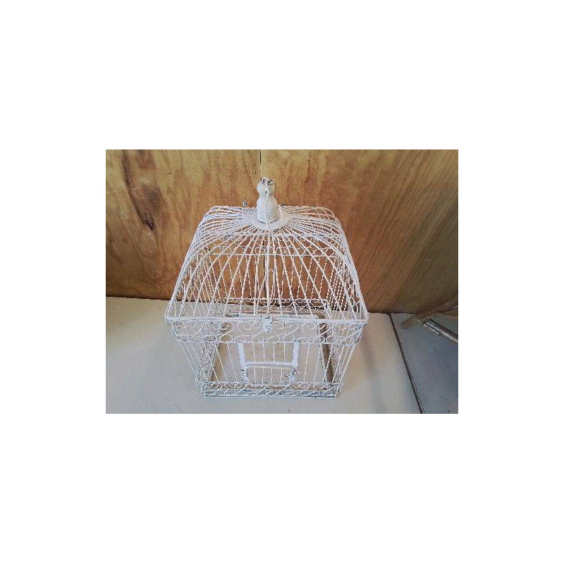 PETITE CAGE BLANCHE DECO