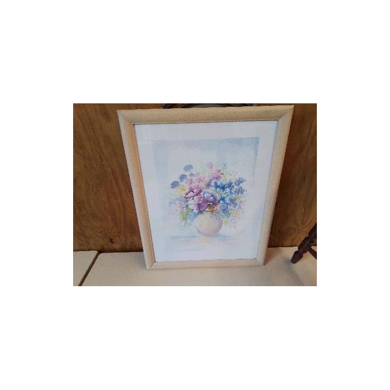 AQUARELLE ’ BOUQUET DE FLEURS PASTELS’