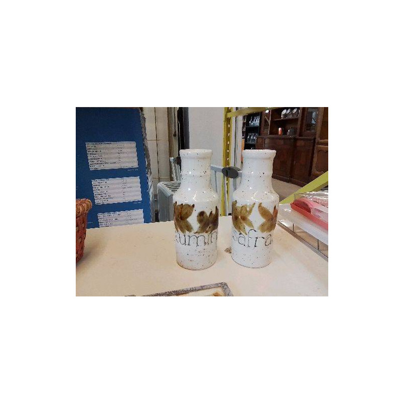 POT A EPICE EN GRES ÉMAILLÉ