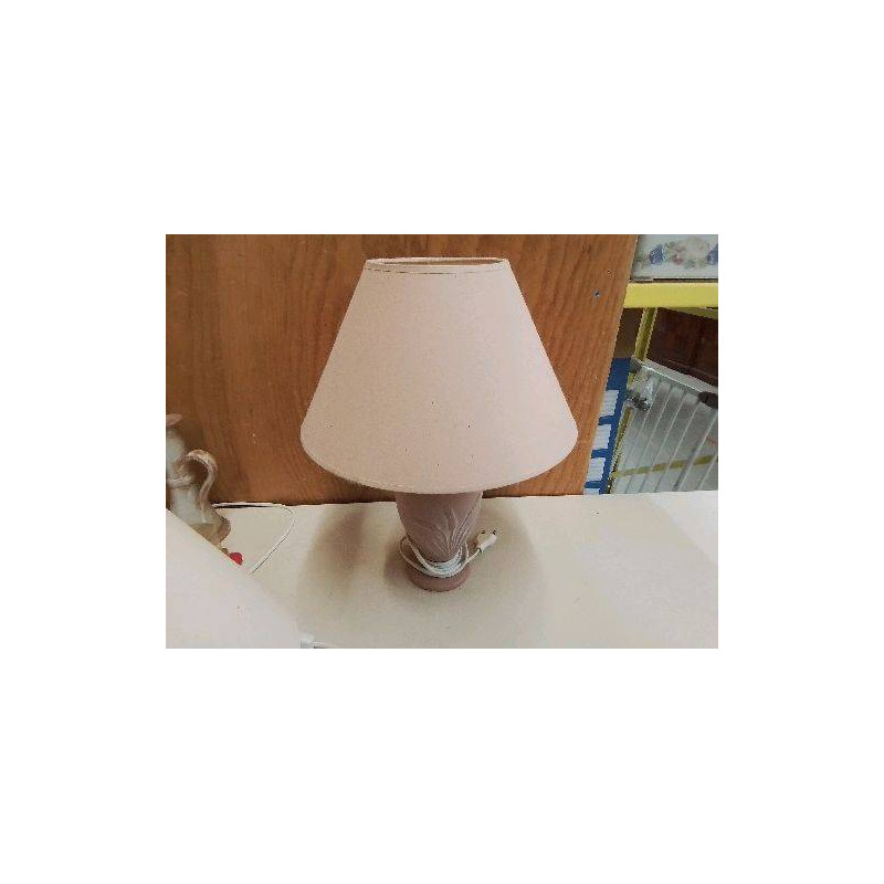 LAMPE ROSE MOTIF BLE 