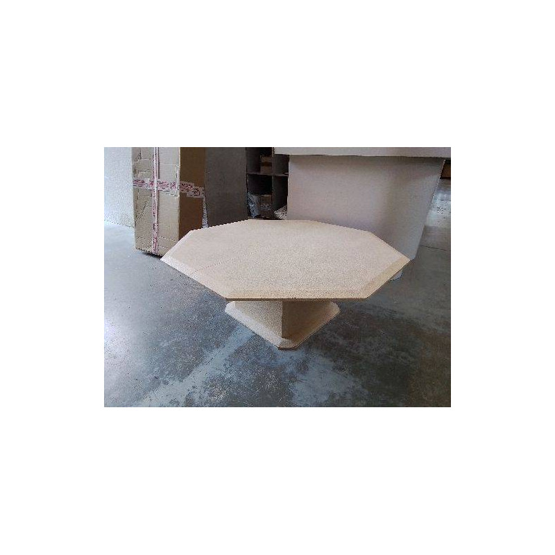 TABLE BASSE OCTOGONALE 