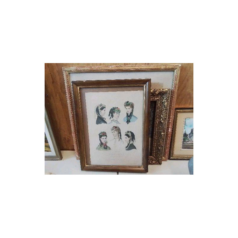 CADRE DECO LA MODE ILLUSTRÉ 