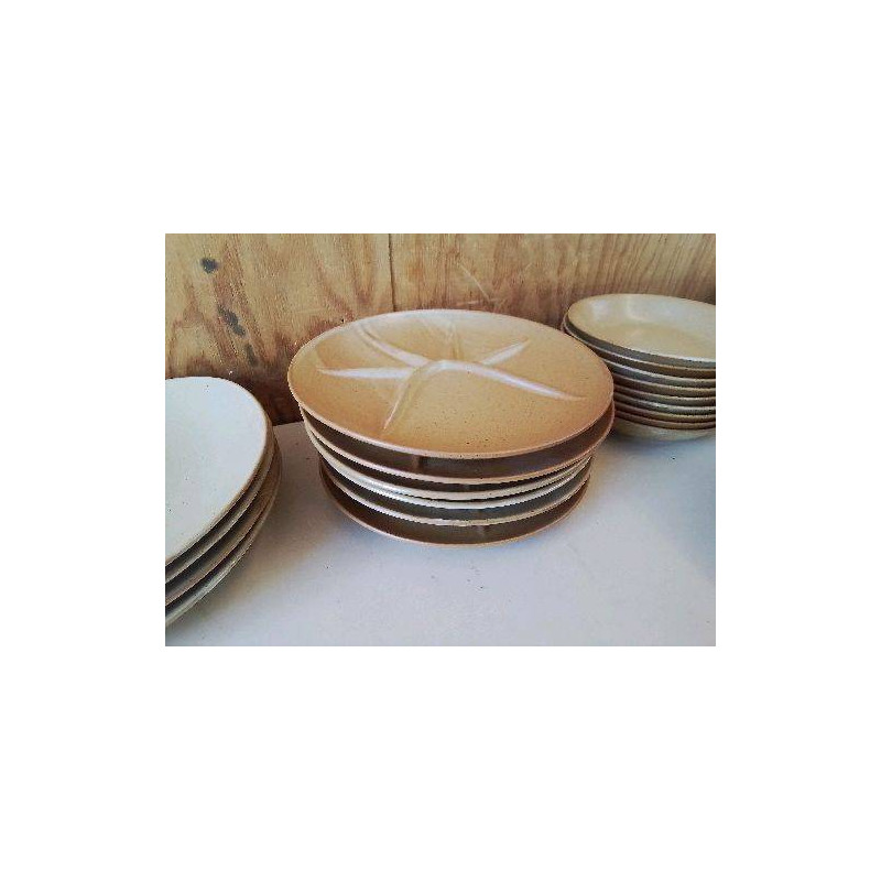 LOT 6 ASSIETTES A FONDUE 