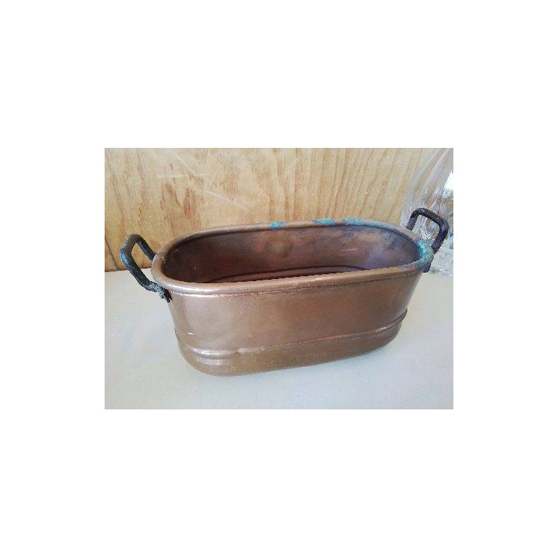 JARDINIÈRE DE TABLE EN CUIVRE 