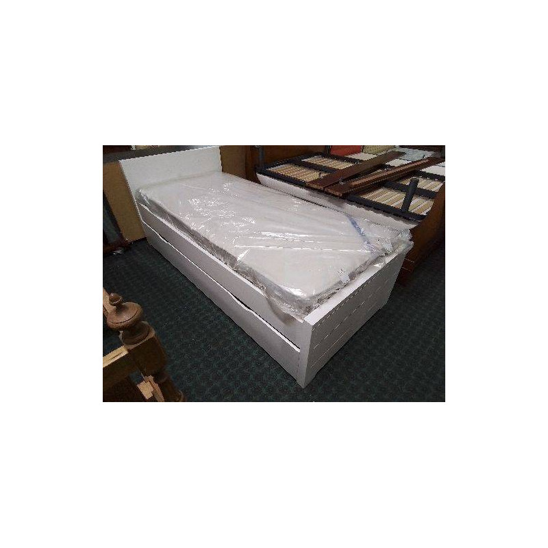 LIT BLANC AVEC TIROIR 90X200