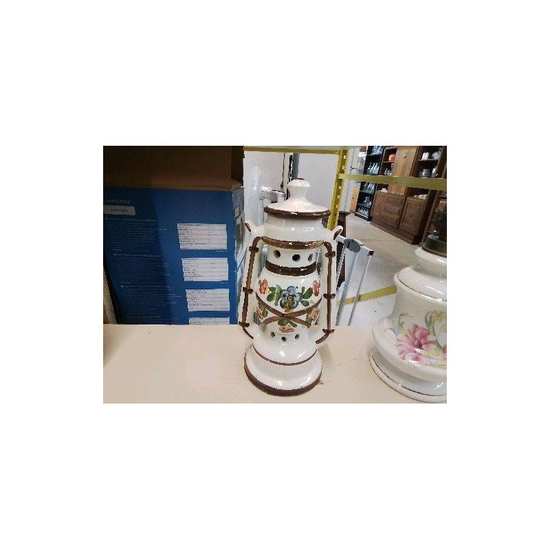 LANTERNE DECO AVEC MOTIF FLORAL 