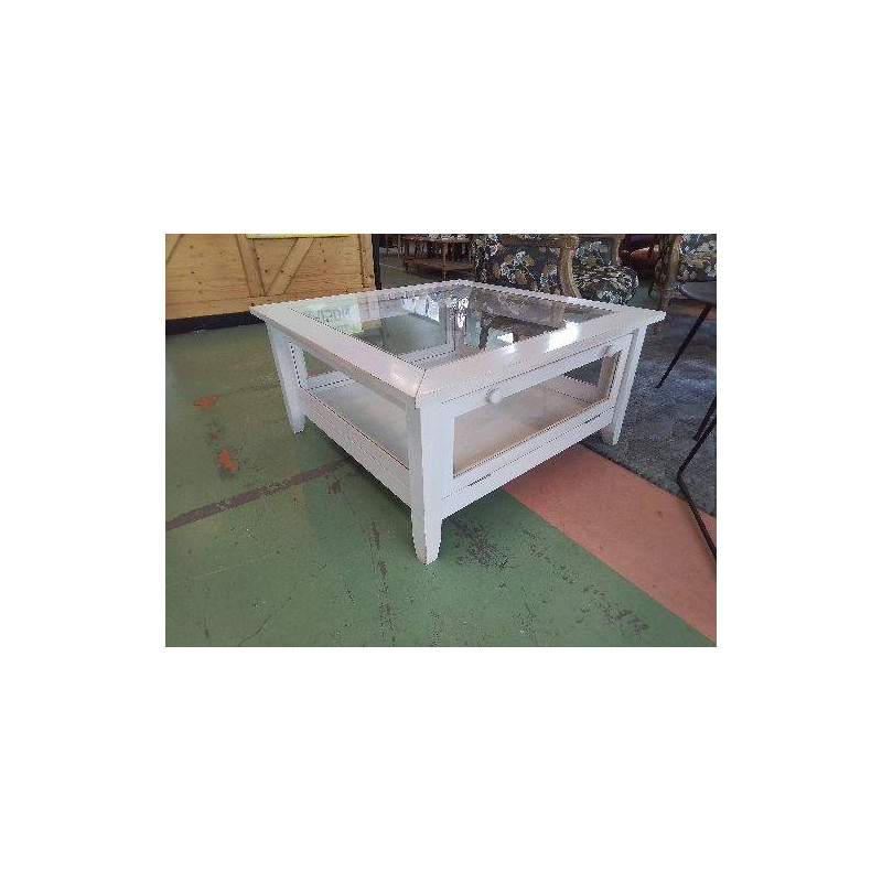 TABLE BASSE VITRINE