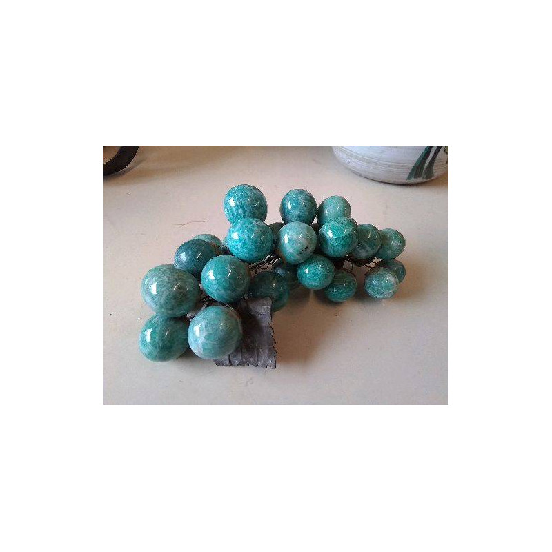 GRAPPE DE RAISIN EN AMOZONITE