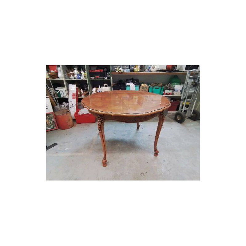 TABLE RONDE EN MERISIER DE STYLE REGENCE