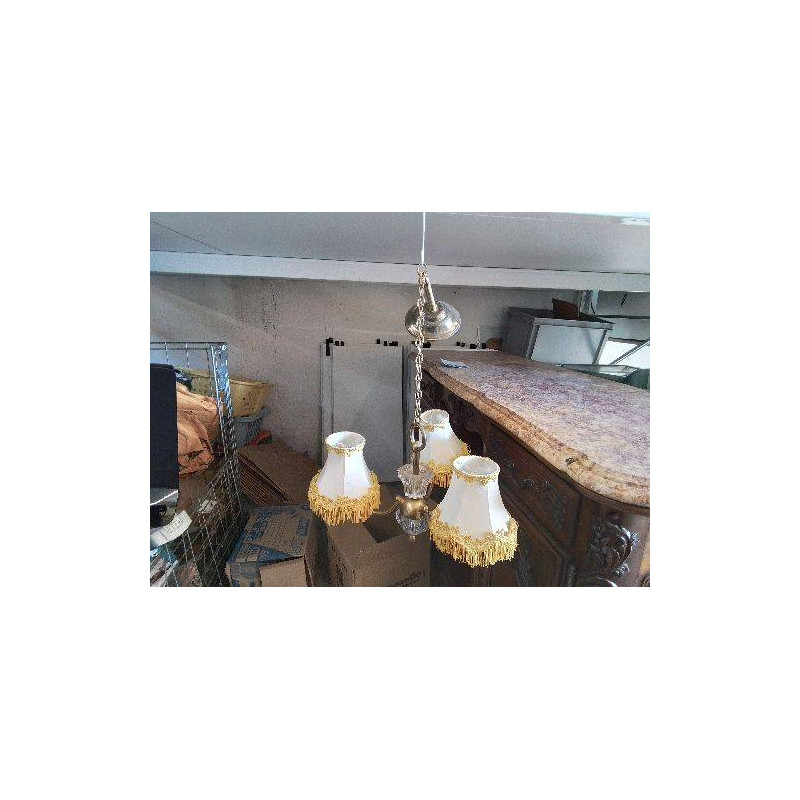 LUSTRE 3 BRANCHES ANNÉE 50 