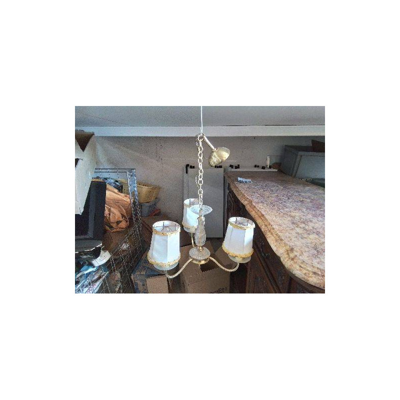 LUSTRE 3 BRANCHES ANNÉE 50
