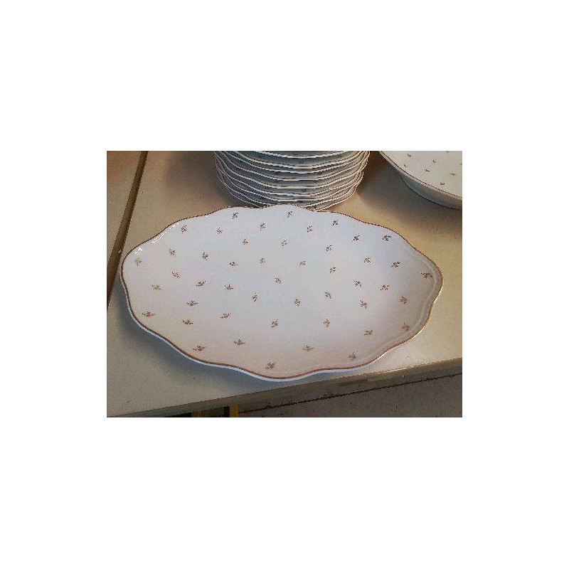 PLAT A SERVICE PORCELAINE DE LIMOGES