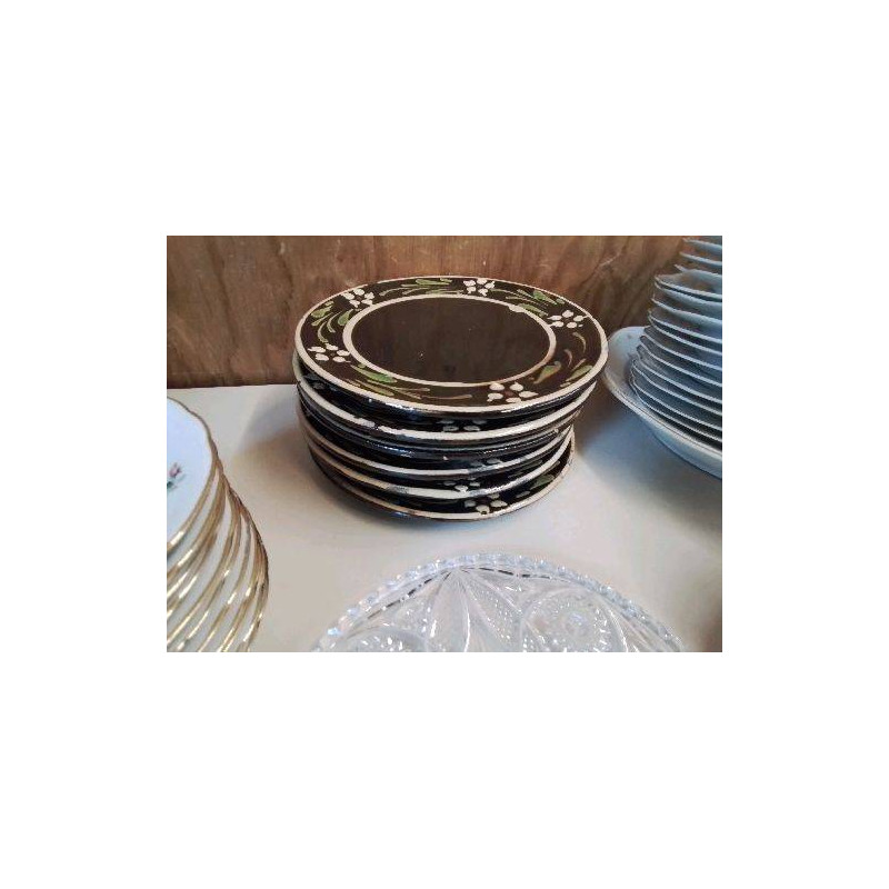 LOT 6 ASSIETTES EN GRÈS 