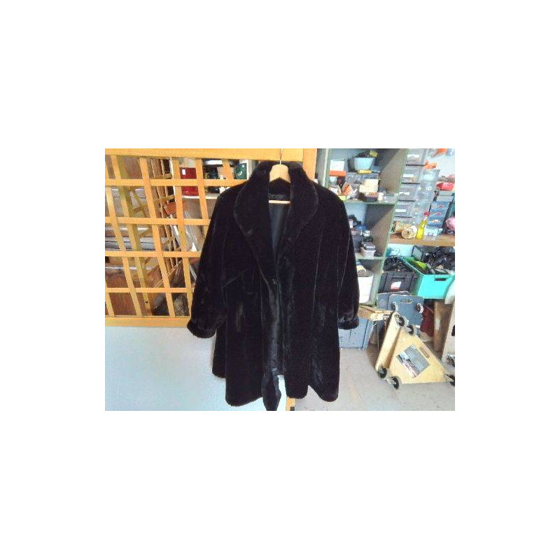 MANTEAU NOIR MICHEL ALEXIS