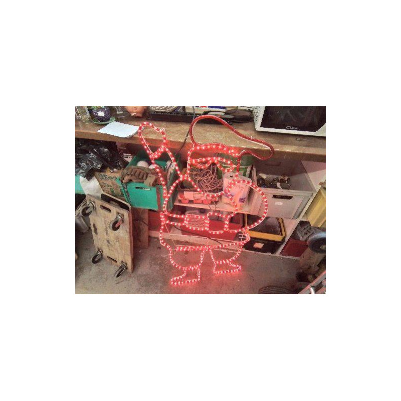 DECORATION LUMINEUSE PÈRE NOËL 