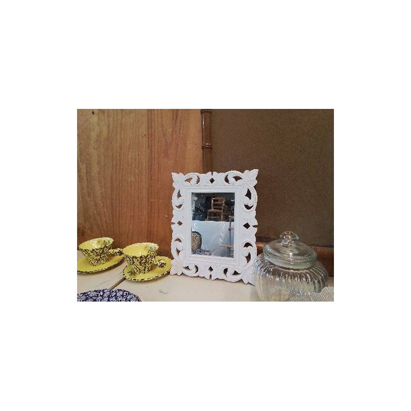 PETIT MIROIR BLANC 