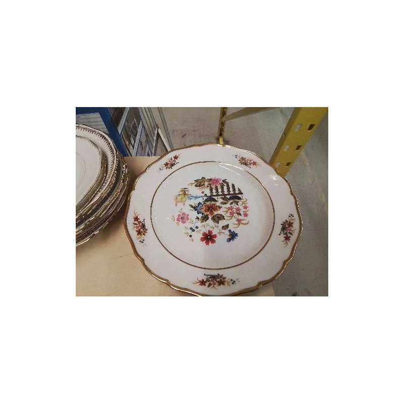 ASSIETTE MOTIF FLORAL 