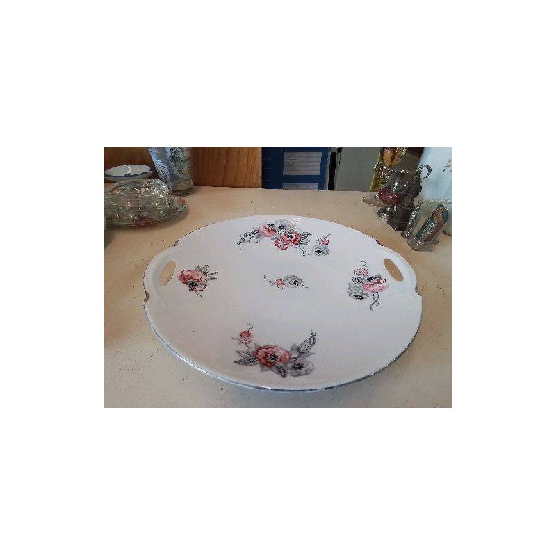 PLAT MOTIF FLORAL 