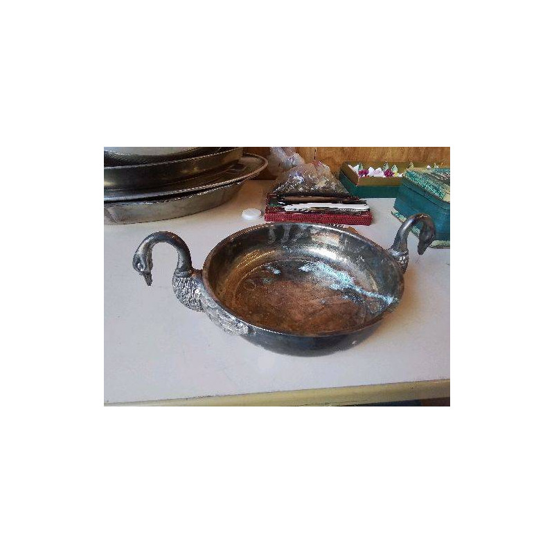 PLATEN METAL ARGENTÉ 